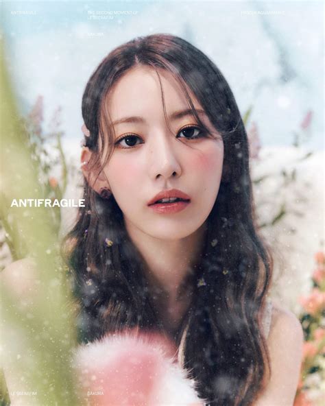 Sakura Frozen Aquamarine Concept Photos Lesserafim 르세라핌 Amino