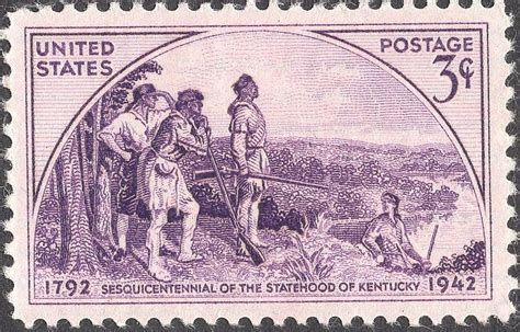 C Kentucky Statehood Stamp Unused Us Postage Stamps Etsy