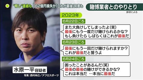 水原容疑者 13日出廷へ 62億円損失か賭博業者に「これが最後」と何度も 「司法取引」で今後は？（2024年4月13日掲載）｜日テレnews Nnn