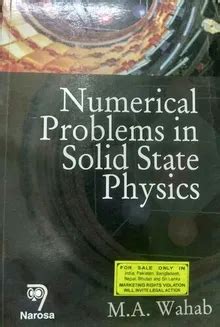 Numerical Problems In Solid State Physics By M A Wahab Z Library