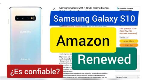 Samsung Galaxy S10 Amazon Renewed Compra Online Y Unboxing