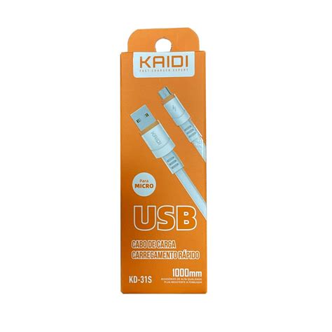 CABO DE CARGA MICRO USB KAIDI KD 331S