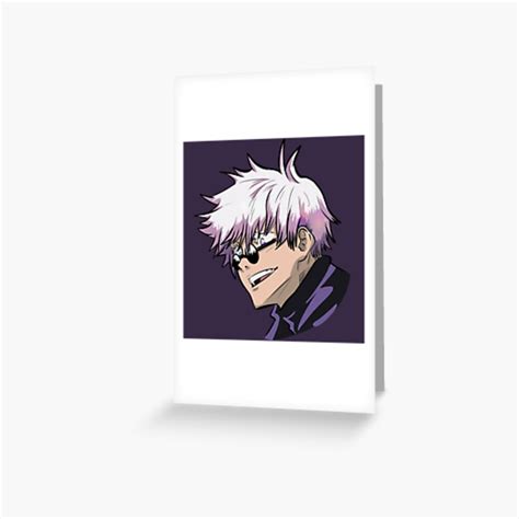 Satoru Gojo Jujutsu Kaisen Greeting Card For Sale By Rawchicken