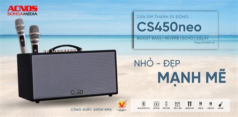 Loa Karaoke di động ACNOS CS450Neo Hiếu Giang Mobile