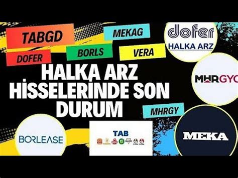 HALKA ARZ HİSSELERİNDE SON DURUM TABGD TAVANDAKİ LOT MİKTARI tabgd