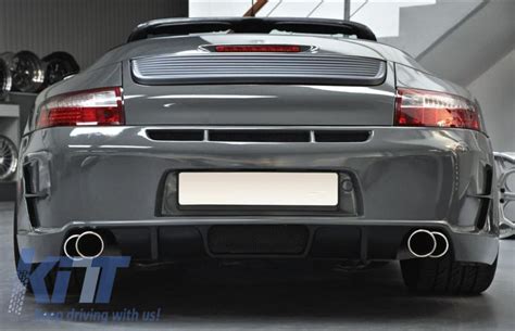 Exhaust Muffler Tips Porsche Carrera Turbo Quad