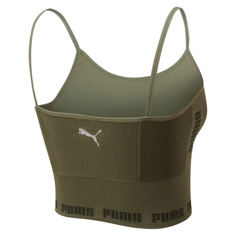 Puma Evoknit Seamless Crop Top Womens Short Sleeve Crop Tops