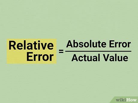 How To Calculate Relative Error 9 Steps With Pictures WikiHow