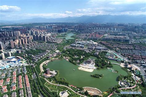 Scenery Of Qujiang Lake Heritage Park In Xi An China S Shaanxi