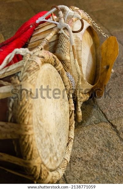 Thammettama Traditional Sri Lankan Double Drum Stock Photo 2138771059