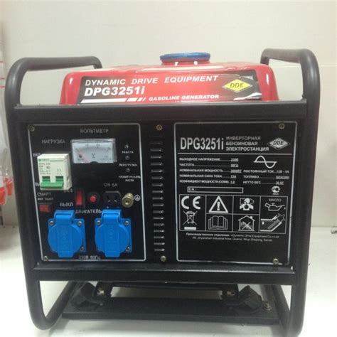 Dpg3251I dde: Инверторный генератор DDE DPG3251i - ТеплоЭнергоРемонт