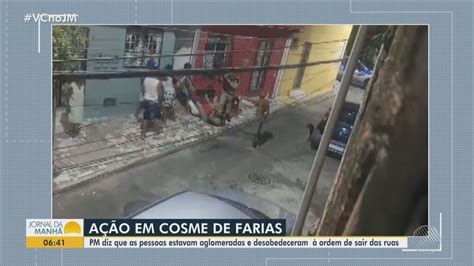 VÍDEO Moradores denunciam ação violenta da PM em Cosme de Farias