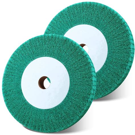 6 Inch Bench Grinder Polishing Wheel 240 Grit Tight Weave Durable