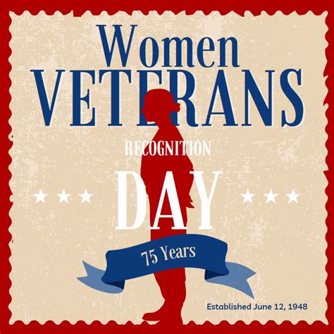 Celebrate With The Official Women Veterans Recognition Day Logo