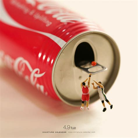 Miniature Calendar Creative Photography By Tatsuya Tanaka