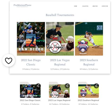 Create A Sports Photographer Portfolio Website - Zenfolio