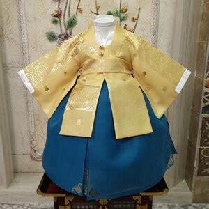 Premium Hanbok Age Dol Party Baby Girl Korea Traditional Dress Wonsam