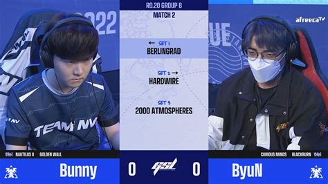 Gsl S Ro Group B Match Bunny Vs Byun Youtube