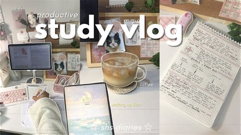 A Very Productive Study Vlog Waking Up At Am Coffee Lots Of