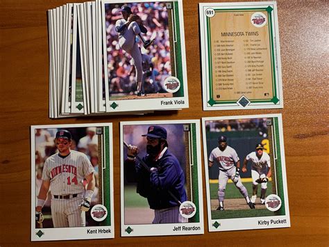 Upper Deck Minnesota Twins Team Set Kirby Puckett Kent Hrbek