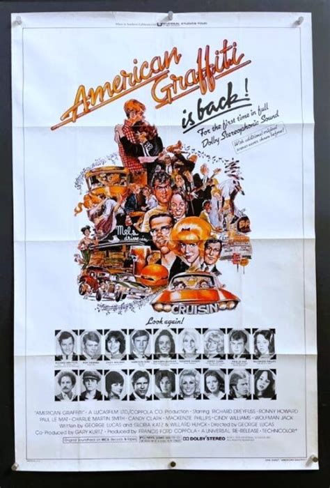 American Graffiti (R1978) – Original One Sheet Movie Poster - Hollywood Movie Posters