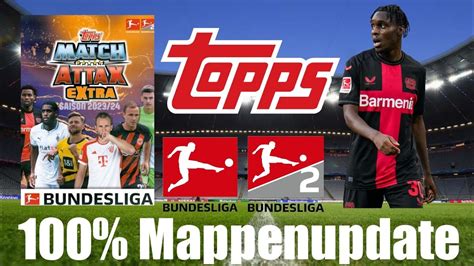 Komplette Mappe Topps Match Attax Extra Bundesliga