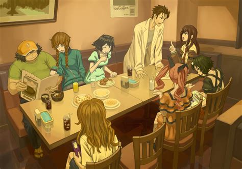 Makise Kurisu Okabe Rintarou Shiina Mayuri Amane Suzuha Urushibara