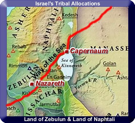 Biblical Map Of Capernaum