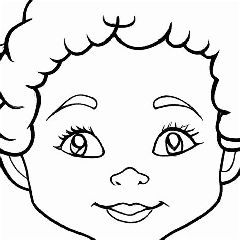 Rosto De Criança Para Imprimir - 10 Desenhos de Rosto de Criança para Imprimir e Colorir