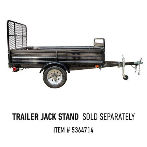 Dk2 5 Ft X 7 Ft Steel Utility Trailer With Ramp Gate 1639 Lb Capacity Mmt5x7 Dug At