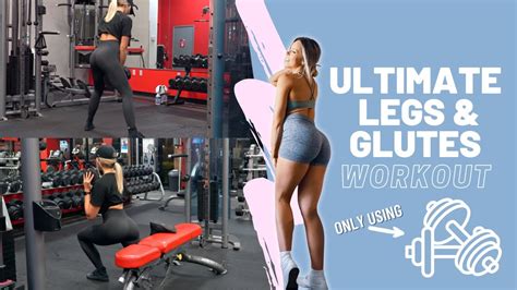 Dumbbell Leg And Glute Building Workout Full Workout Youtube