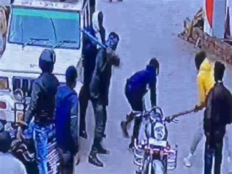 Cctv Footage Of Hooliganism In Hamirpur Goes Viral Kotwal S Audio Also Surfaced हमीरपुर में