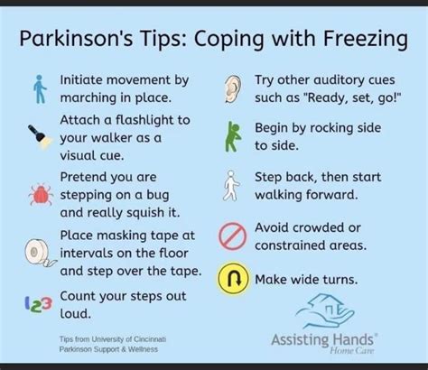 Parkinsons Tips Coping With Freezing R Youngparkinson