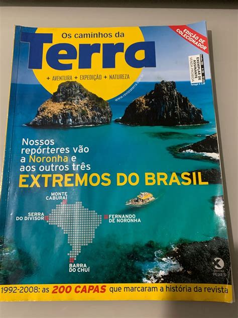 Revista Os Caminhos Da Terra No 200 2008 Livro Editora Peixes Usado