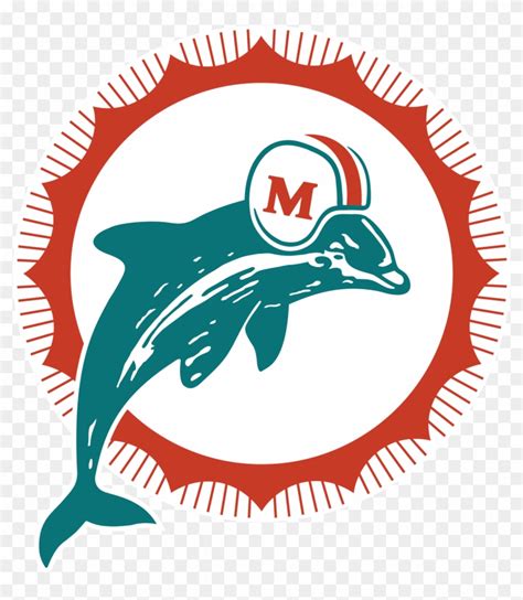 Club Logo - Miami Dolphins Retro Logo - Free Transparent PNG Clipart ...