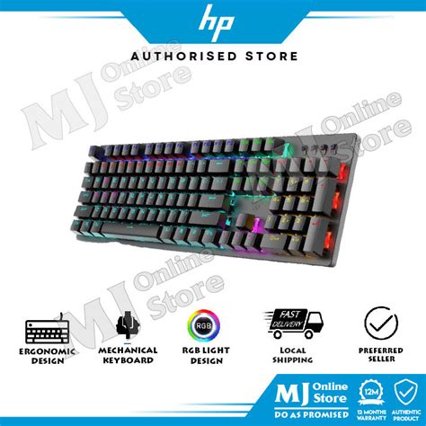 Hp Gk F Real Wired Mechanical Mixed Backlight Gaming Keyboard With