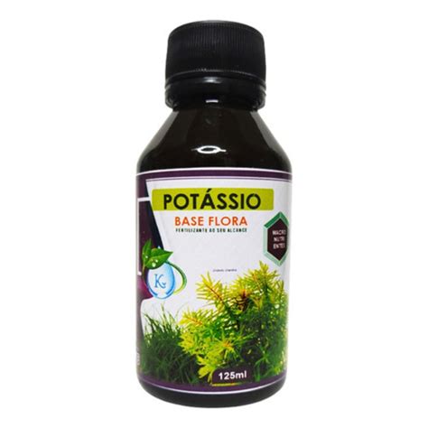 Fertilizante Base Flora Pot Ssio K Para Aqu Rio Plantado Ml