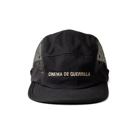 Boné CINEMA DE GUERRILLA telinha preto Fuerza Latina