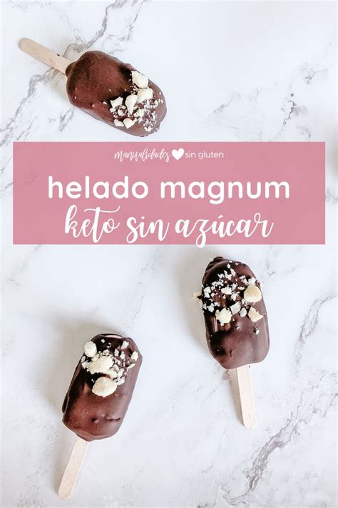 Mini Magnum Casero De Frambuesa Helado Magnum Chocolate Sin Azucar