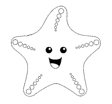 Desenho De Estrela Do Mar Para Colorir Colorir