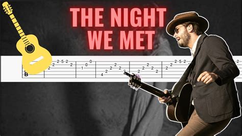 Lord Huron The Night We Met Guitar TAB Tutorial YouTube