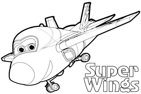 Dibujos De Super Wings Para Colorear