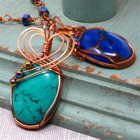 Basic Wire Wrapped Cabochon Pendant Tutorial Homestrung Jewelry