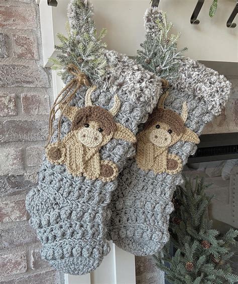 Christmas Stocking Handmade Stockings Nellas Cottage Farmhouse