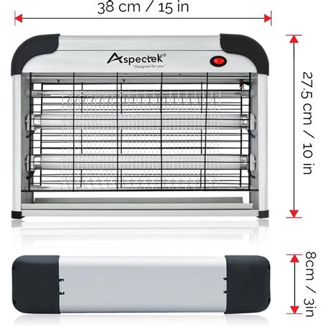 Aspectek Fly And Insect Killer 20w Uv Light Attract To Zap Flying Insects Playing