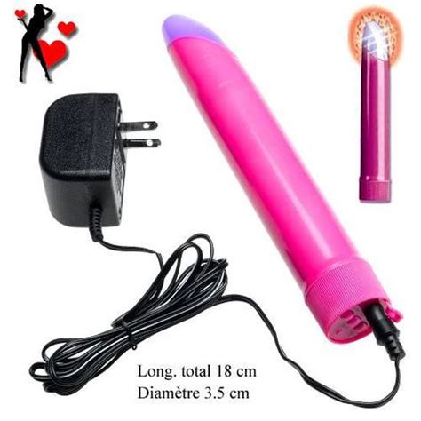 Vibromasseur Chauffant Vibrant Et Eclairant Cdiscount Boutique Erotique