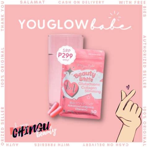 Beauty White In Glutathione Collagen Slimming And Vitamin C By You Glow Babe Lazada Ph