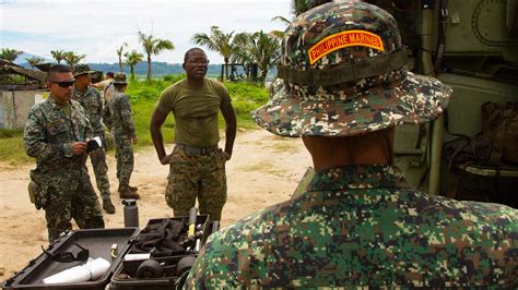 Philippine Marines In Combat