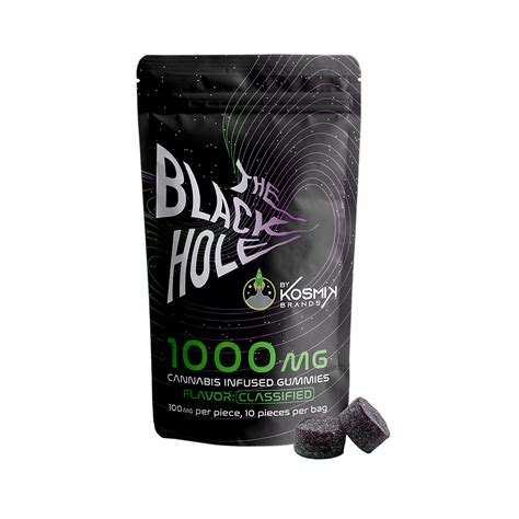 Kosmik Brands The Black Hole Original 1 000mg Gummies Leafly