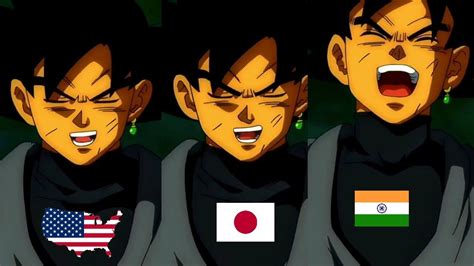 Black Goku Evil Laugh 🇺🇲vs🇯🇵vs🇮🇳 Usa Vs Japanese Vs India Black Goku